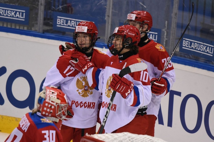 Женская сборная России по хоккею проиграла юношам до 16 лет со счётом 0:16